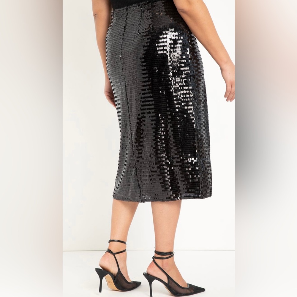 NWT Eloquii Sequin Column Skirt